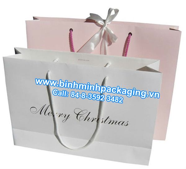Fashion paper bags  for Christmas