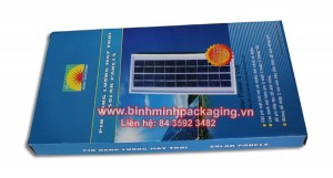 Solar panels packaging box