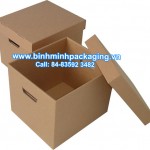 Carton box lid husband