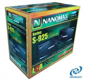 NaNoMax S-925 Speakers packing carton box