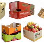 Vegetable and fresh fruit packaging boxes Wax Corrugated Carton box