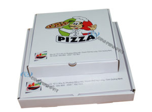 Custom size paper pizza box for food packaging - img1