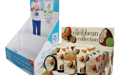 Custom cardboard counter top displays Showcase products in any store setting with strong cardboard displays