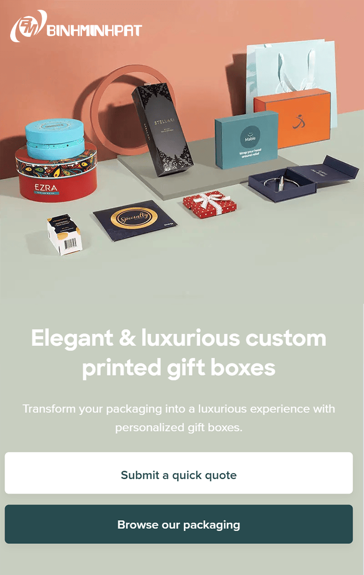 Gift boxes - banner  mobile