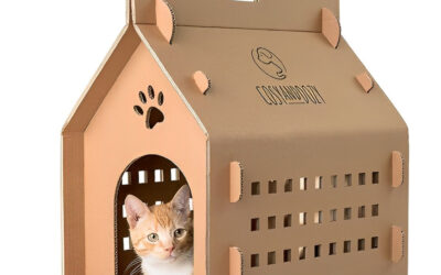 Eco-Friendly Cat Cardboard House Sturdy, Lightweight & Perfect Shelter for Cats of All Sizes