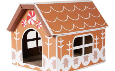 Handmade Cat Cardboard House Premium Quality, Scratch-Resistant & Perfect for Play, Rest, and Fun