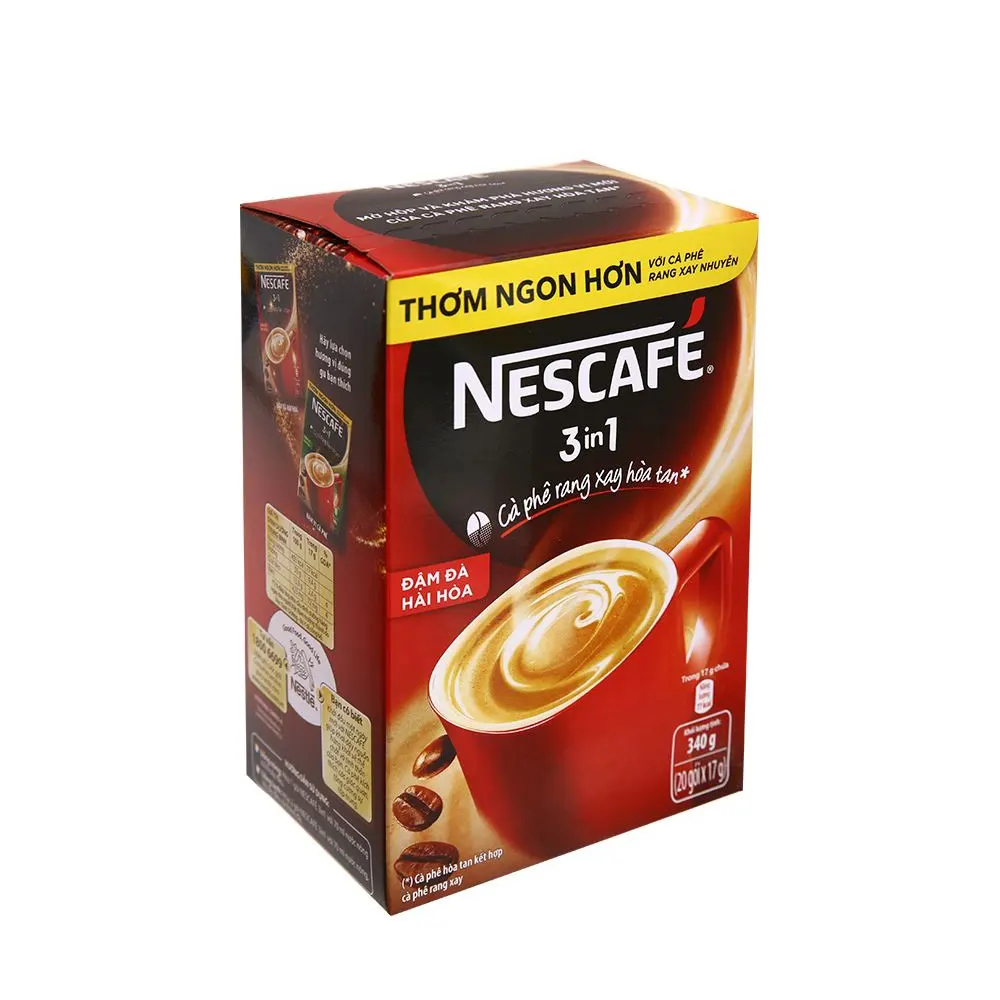 Coffee Paper Box Printing – Essential Packaging for Coffee Brands 4 Nescafé 3-in-1 coffee box