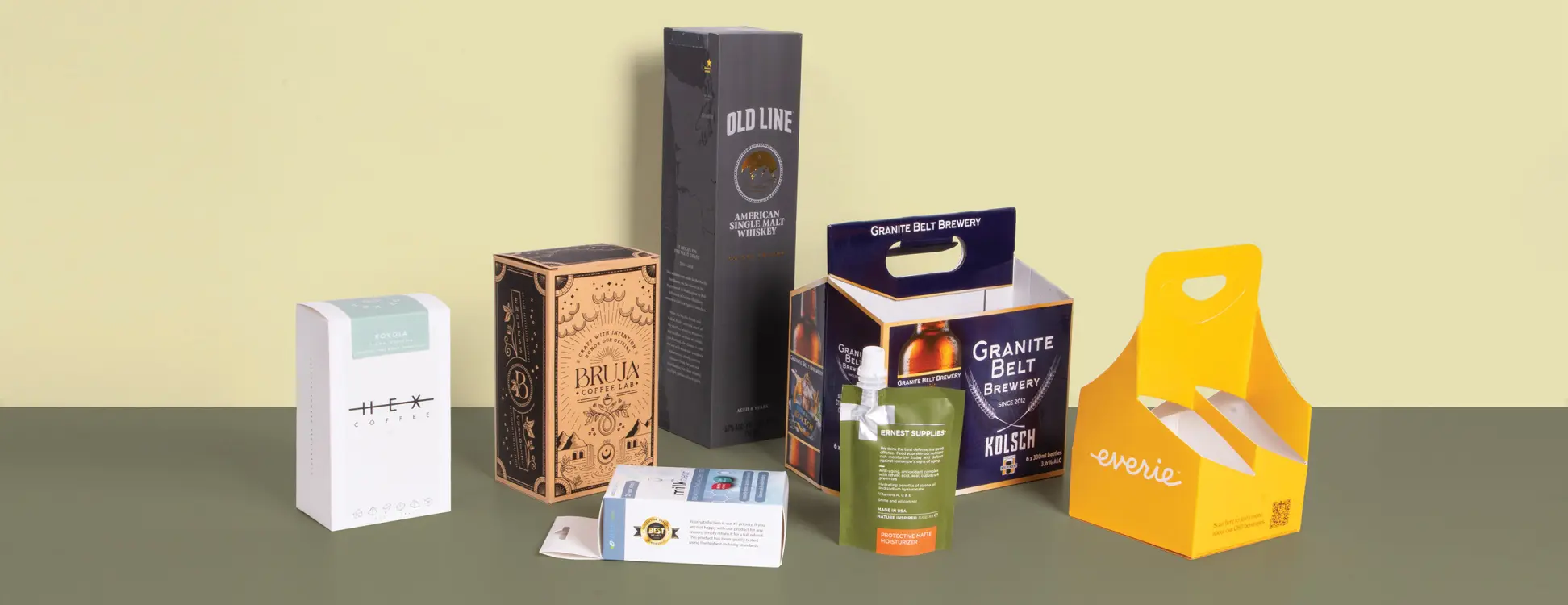 Custom beverage packaging - banner main