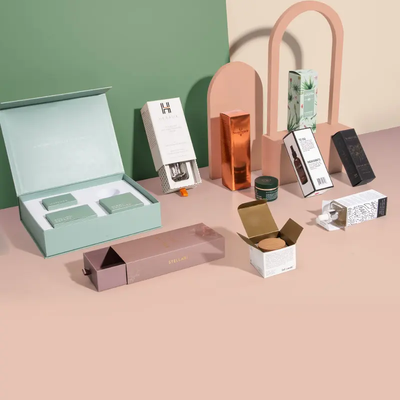 Custom cosmetic packaging boxes - banner mobile