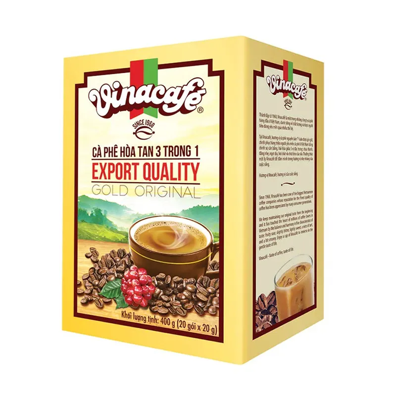 Coffee Paper Box Printing – Essential Packaging for Coffee Brands 9 coffee paper box -Vinacafé 01