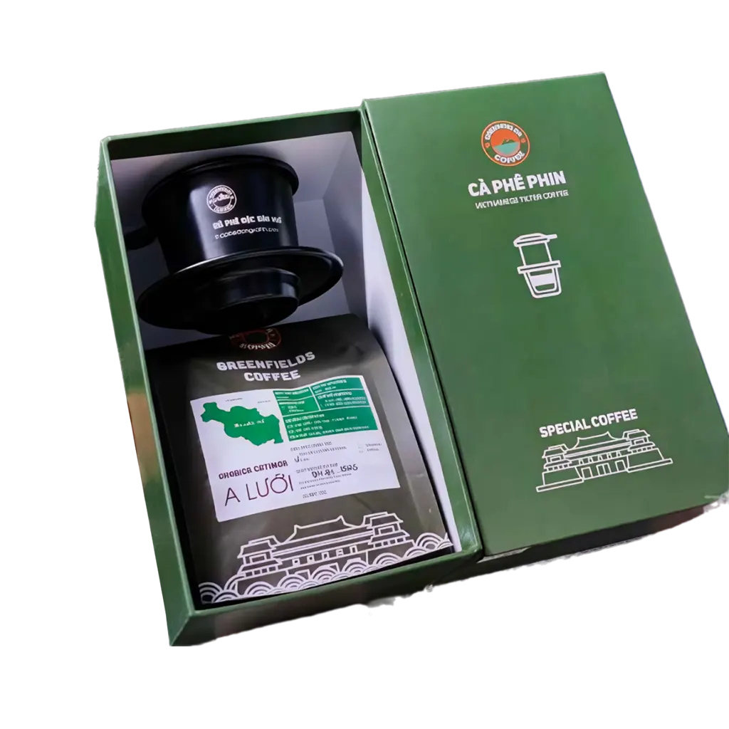 Coffee Paper Box Printing – Essential Packaging for Coffee Brands 12 Flip-top paper coffee box - BMP02