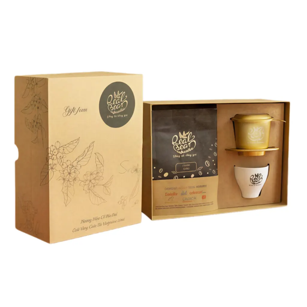 Coffee Paper Box Printing – Essential Packaging for Coffee Brands 13 Flip-top paper coffee box - BMP03